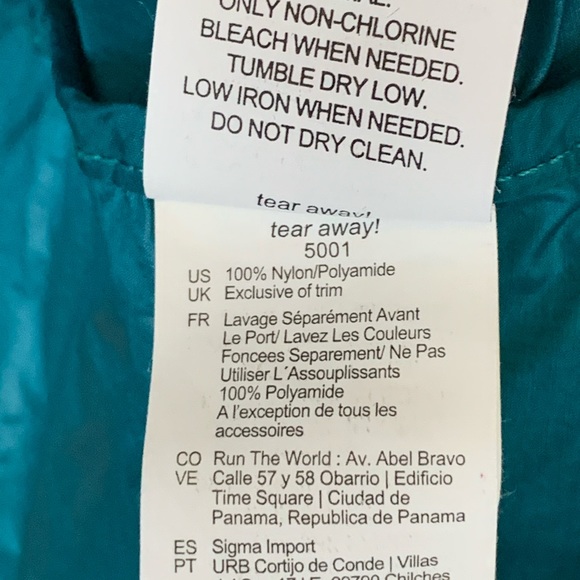 Brooks LSD windbreaker jacket teal blue Medium - Picture 5 of 10